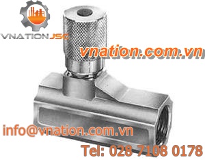 needle valve / pneumatic / speed control