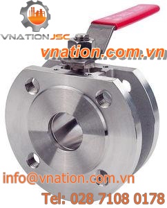 ball valve / manual / wafer