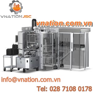 wrap-around labeler / hot-melt glue / for cylindrical products