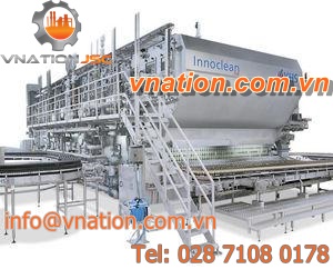 water cleaning machine / automatic / for glass / rinsing