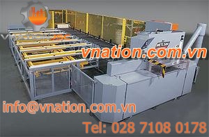 circular saw / for extrusion lines / automatic