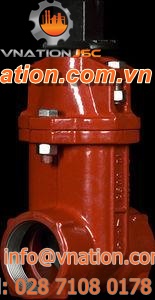 wedge gate valve / for water