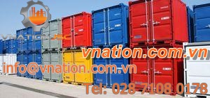 metal crate / storage / stacking
