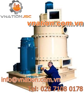 air jet mill / for powders / vertical / for the food industry