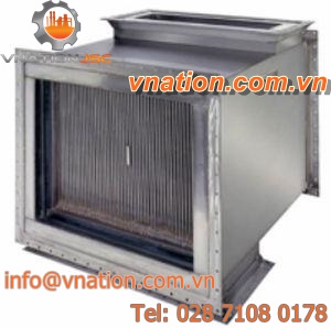 welded plate heat exchanger / air/air / stainless steel / high-temperature