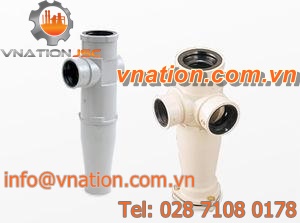 push-to-connect fitting / straight / polyethylene / for drainage pipes