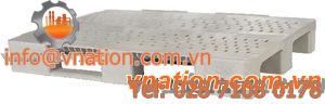 HDPE pallet / plastic / ISO / industrial