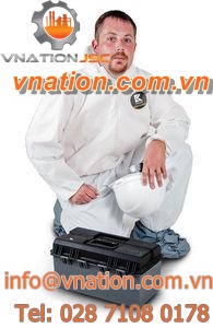 chemical protection coveralls / polyester / disposable / medical