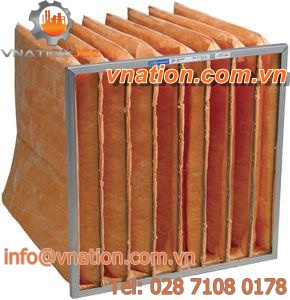 gas filter / air / bag / fine filtration