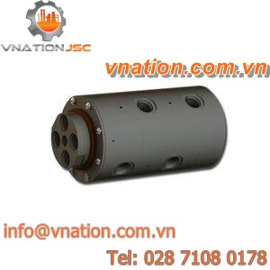 fluid rotary union / 4-passage / hydraulic / stainless steel
