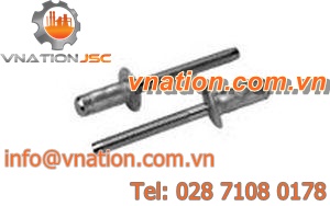 blind rivet / large head / stainless steel / multigrip