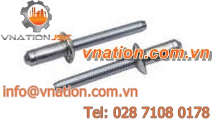 blind rivet / large head / steel