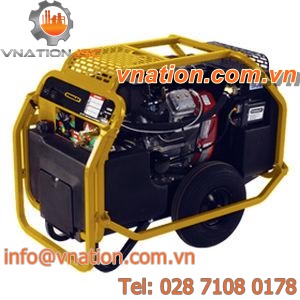 electric motor hydraulic power unit / for mobile applications / wheel-mounted
