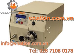 solvent pump / stepper motor-driven / syringe / reciprocating