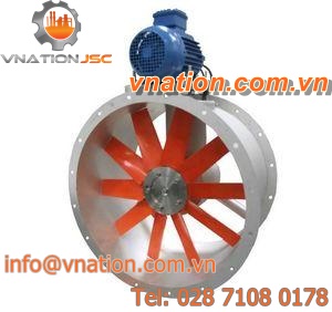 axial fan / ventilation / belt-driven / duct