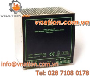 AC/DC power supply / single-output / DIN rail / with short-circuit protection