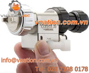 spray gun / for solvents / for paint / automatic