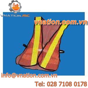 high-visibility vest / nylon / high-visibility / for construction