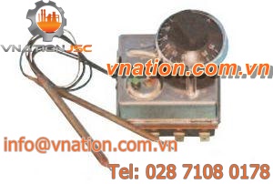 liquid dilation thermostat / manual reset / regulating