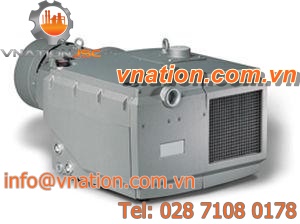 rotary vane vacuum pump / lubricated / single-stage / electrically-powered
