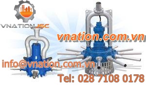 immersed aerator / for wastewater treatment / pressure