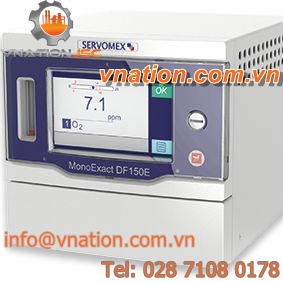 gas analyzer / oxygen / concentration / benchtop