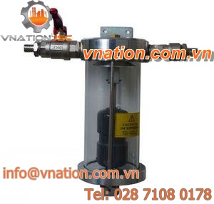 air separator / for gas / for liquids / for vacuum pumps
