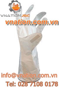 laboratory gloves / chemical protection / polymer / multilayer