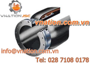 flange fitting / straight / steel / rugged
