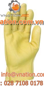 handling gloves / mechanical protection / leather / full-grain leather