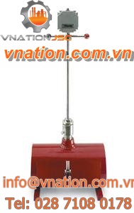 turbine flow meter / for solids / insertion