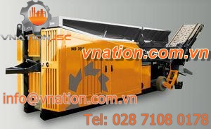 chain pre-crusher / waste / horizontal