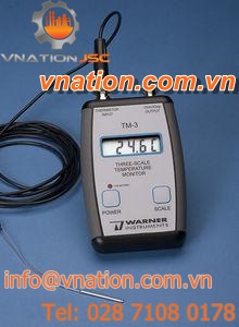 digital thermometer / thermistor / portable / industrial