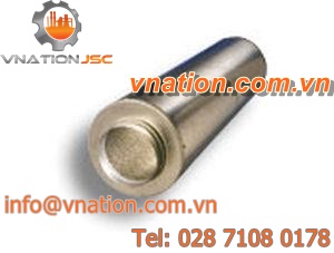 exhaust silencer / for ducts / tubular