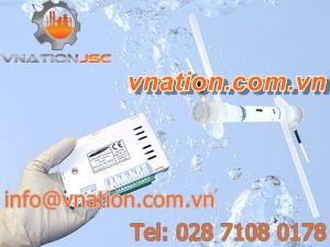 ultrasonic flow meter / for liquids / insertion