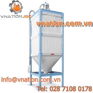 cone-bottom silo / fabric