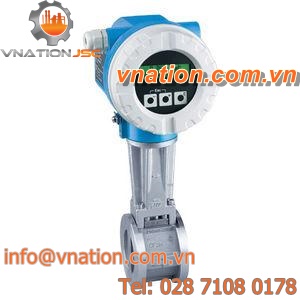 vortex flow meter / for air / in-line