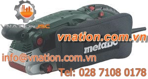 belt sander / electric / with dust extraction system