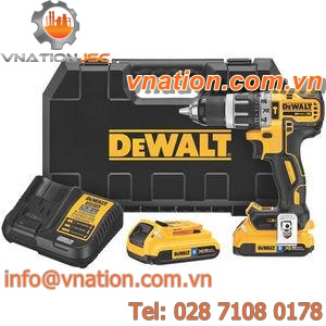 driver drill / battery-powered / cordless / compact