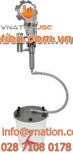 adhesive dispenser feeding unit / with piston pump