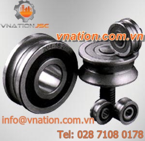 track wheel type roller / bearing / steel