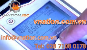ultrasonic thickness gauge / with data logger