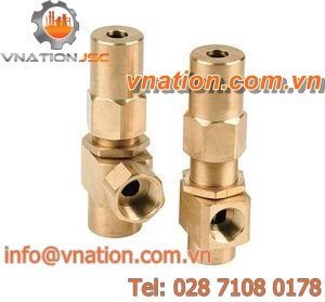 piston pressure regulator / single-stage / for high flow rates