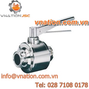 ball valve / manual / chemical / sanitary