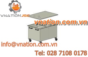 wastewater tank / settling / metal / horizontal