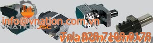 VDI tool-holder / lathe / through coolant / static