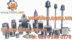 threaded fitting / straight / high-pressure / all-fluid