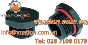 hexagonal plug / threaded / EPDM