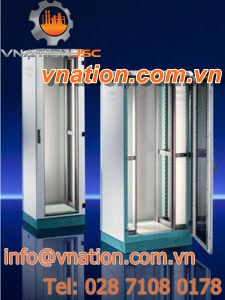 network cabinet / free-standing / with transparent cover / 19