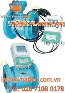 ultrasonic flow meter / for liquids / in-line / compact